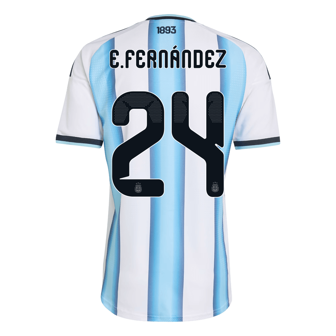 E. FERNÁNDEZ #24 Argentina Koduvorm Särk 2026 Autentne