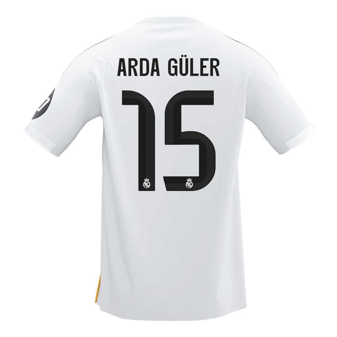 ARDA GÜLER #15 Madridi Real Koduvorm Särk 2025/26 - Kvaliteetne