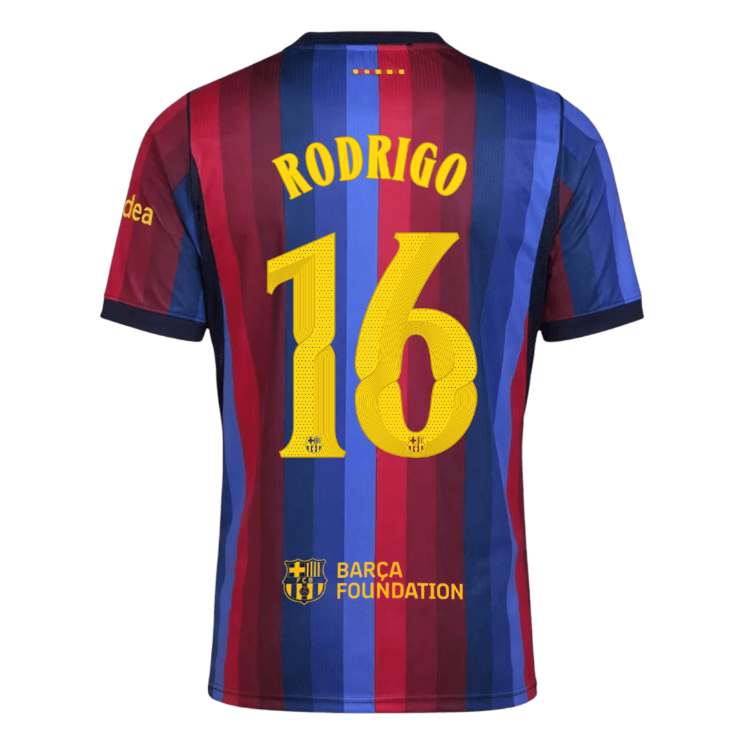 RODRIGO #16 Barcelona Koduvorm Särk 2026/27 - UCL
