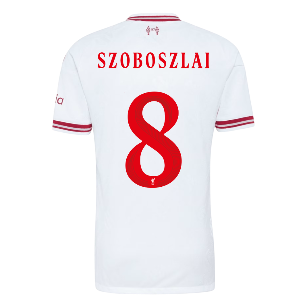 SZOBOSZLAI #8 Liverpool Võõrsilvorm Särk 2026/27 Autentne - UCL