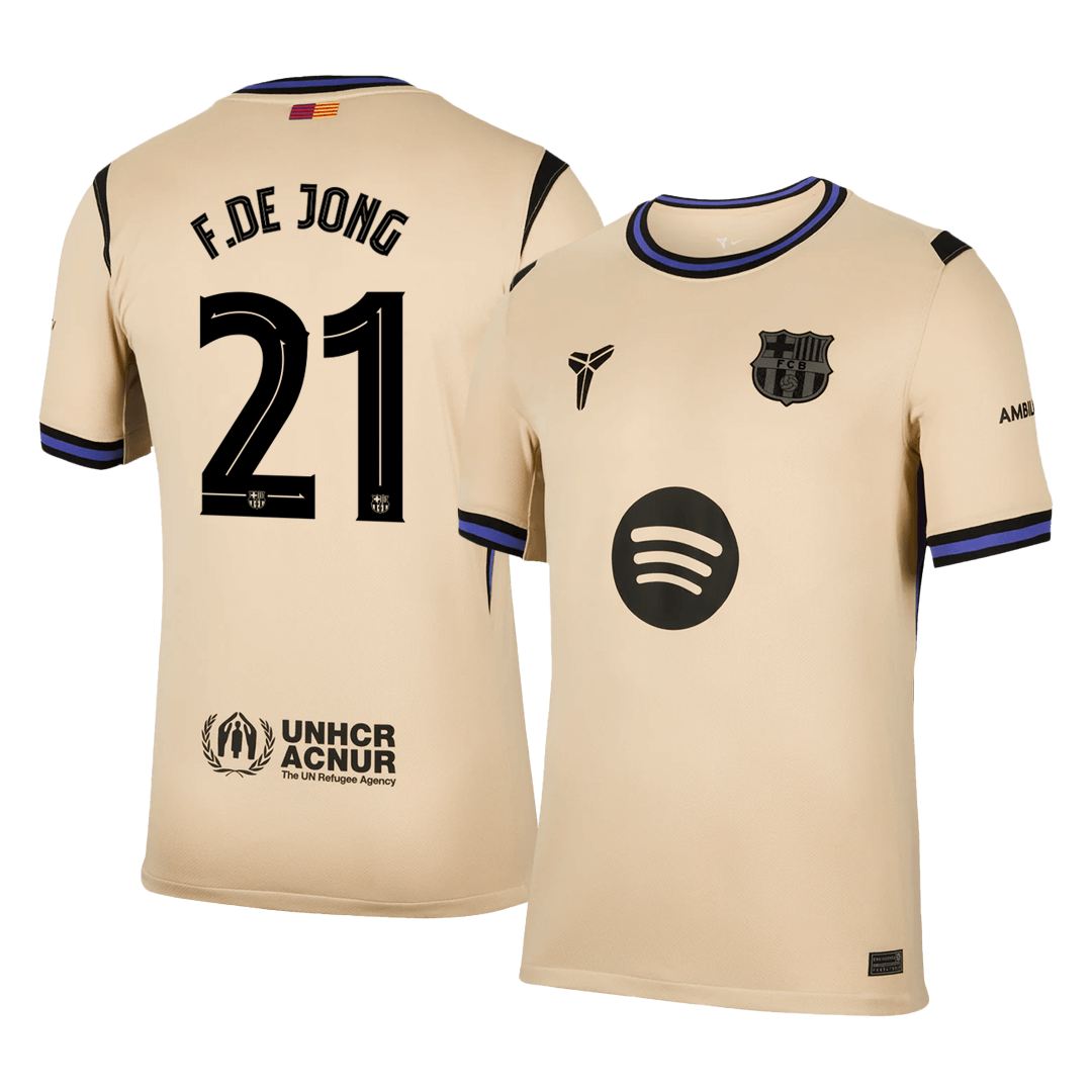 F.DE JONG #21 FC Barcelona Võõrsilvorm Särk 2025/26 - UCL
