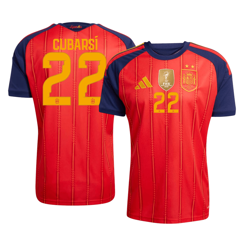 CUBARSÍ #22 Hispaania Koduvorm Särk Champion Edition 2026 - 2 Stars 2026