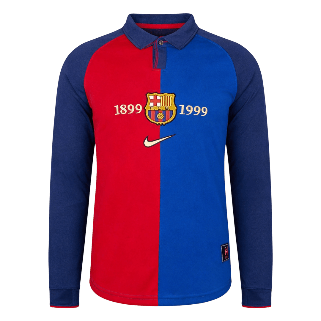 Retro FC Barcelona Special Pikkade Varrukatega Särk 1999/00