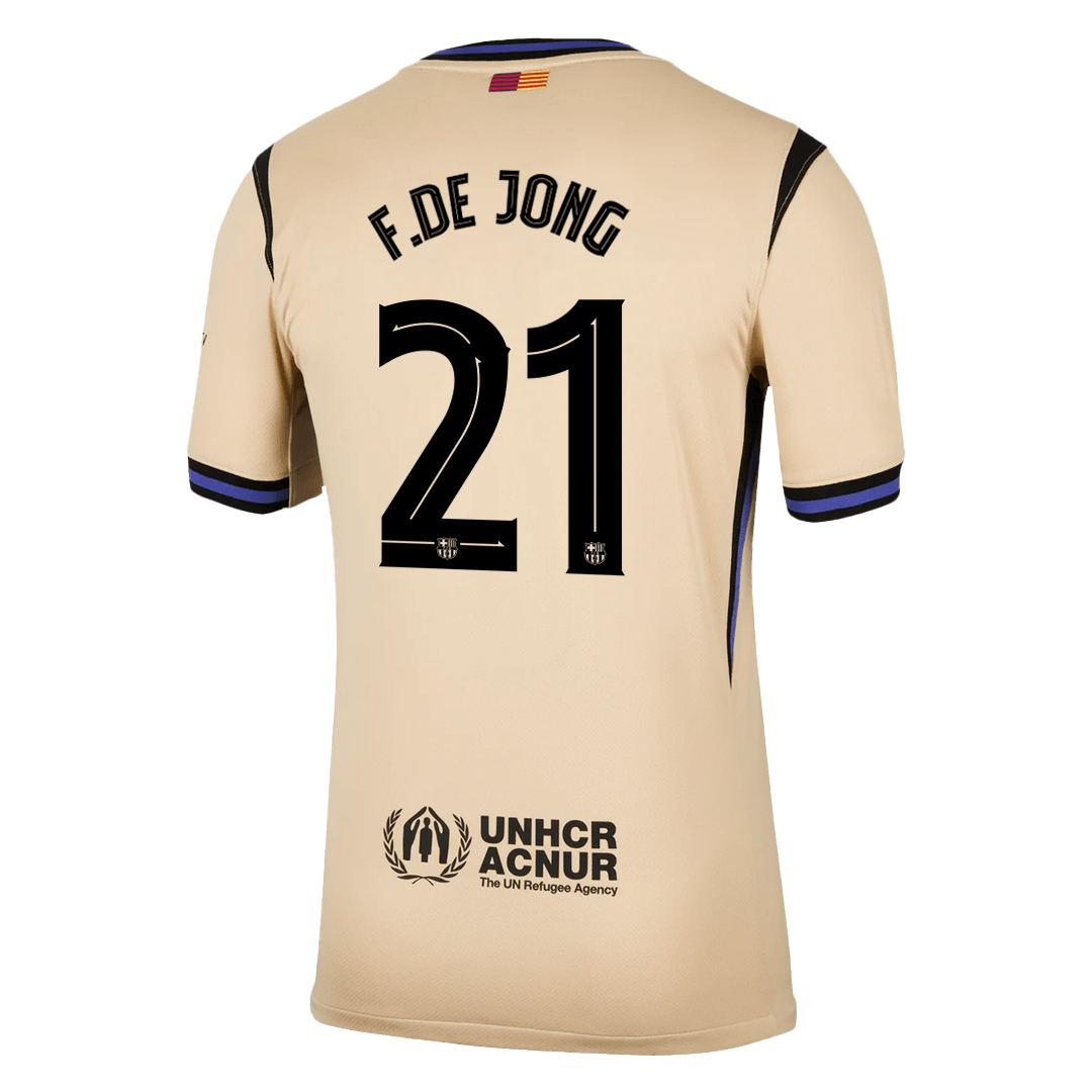 F.DE JONG #21 FC Barcelona Võõrsilvorm Särk 2025/26 - UCL