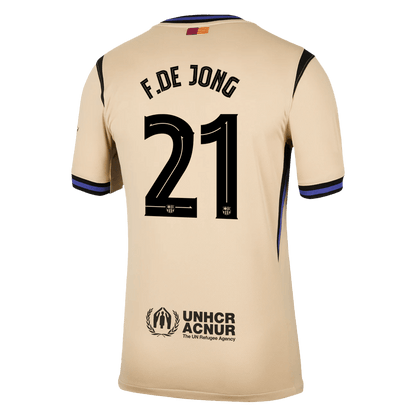 F.DE JONG #21 FC Barcelona Võõrsilvorm Särk 2025/26 - UCL
