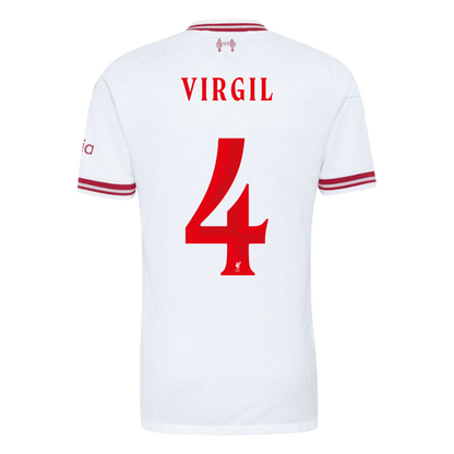 VIRGIL #4 Liverpool Võõrsilvorm Särk 2026/27 Autentne - UCL
