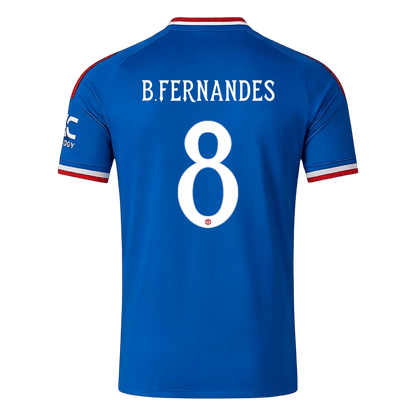 B. FERNANDES #8 Manchester United Võõrsilvorm Särk 2026/27 - UCL