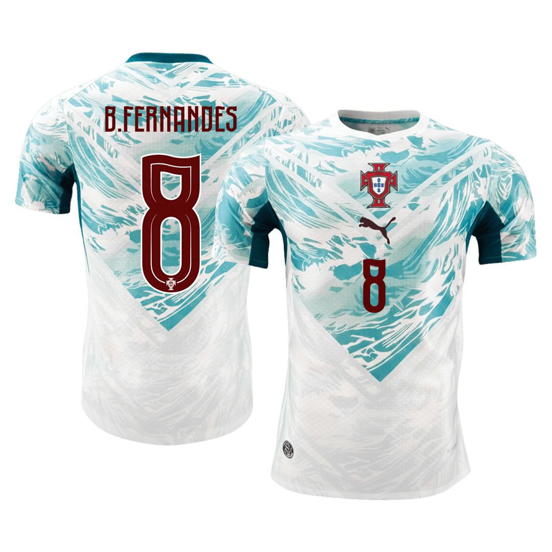 B.FERNANDES #8 Portugal Võõrsilvorm Särk 2026 Autentne