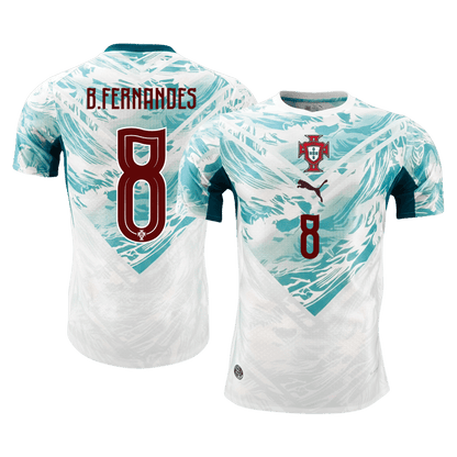 B.FERNANDES #8 Portugal Võõrsilvorm Särk 2026 Autentne