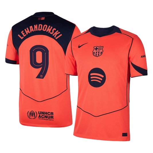 LEWANDOWSKI #9 FC Barcelona Kolmas Särk 2025/26 - UCL