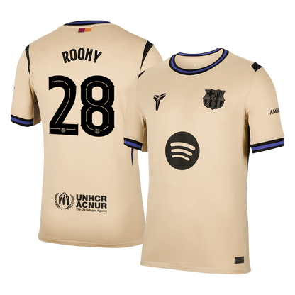 ROONY #28 FC Barcelona Võõrsilvorm Särk 2025/26