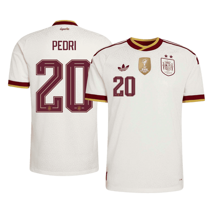 PEDRI #20 Hispaania Võõrsilvorm Särk Champion Edition 2026 - 2 Stars 2026 Autentne