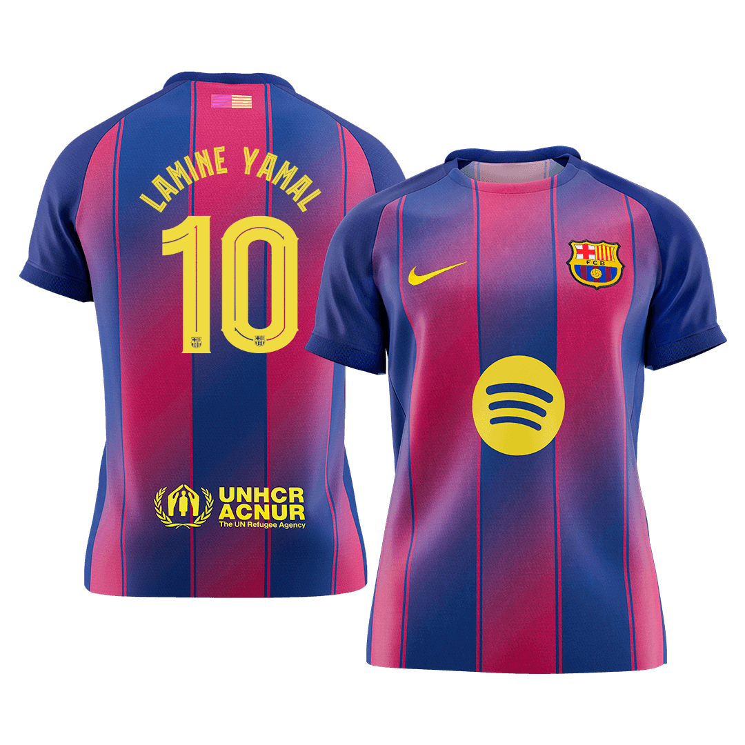 LAMINE YAMAL #10 FC Barcelona Koduvorm Särk 2025/26 - UCL - Kvaliteetne