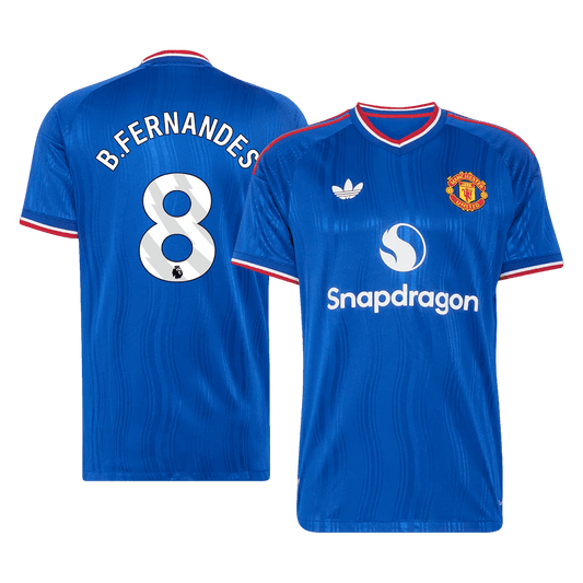 B. FERNANDES #8 Manchester United Võõrsilvorm Särk 2026/27 Autentne