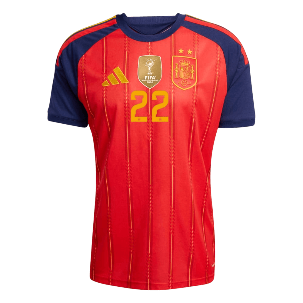CUBARSÍ #22 Hispaania Koduvorm Särk Champion Edition 2026 - 2 Stars 2026