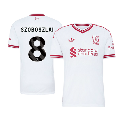 SZOBOSZLAI #8 Liverpool Võõrsilvorm Särk 2026/27 Autentne