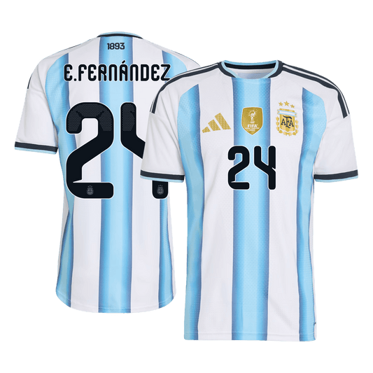 E. FERNÁNDEZ #24 Argentina Koduvorm Särk 2026 Autentne