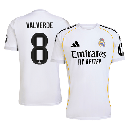 VALVERDE #8 Madridi Real Koduvorm Särk 2025/26 - Kvaliteetne
