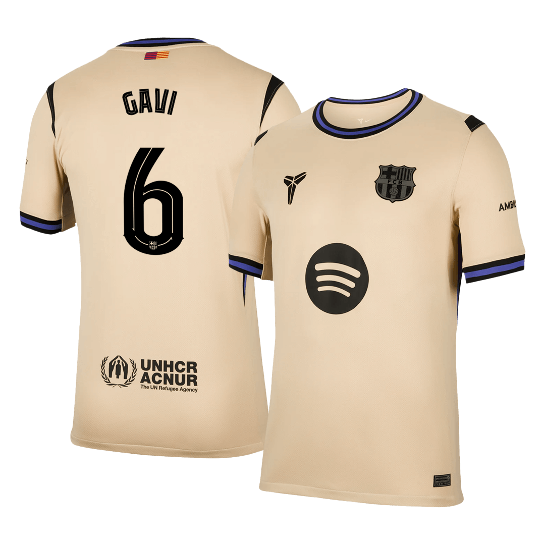 GAVI #6 FC Barcelona Võõrsilvorm Särk 2025/26 - UCL
