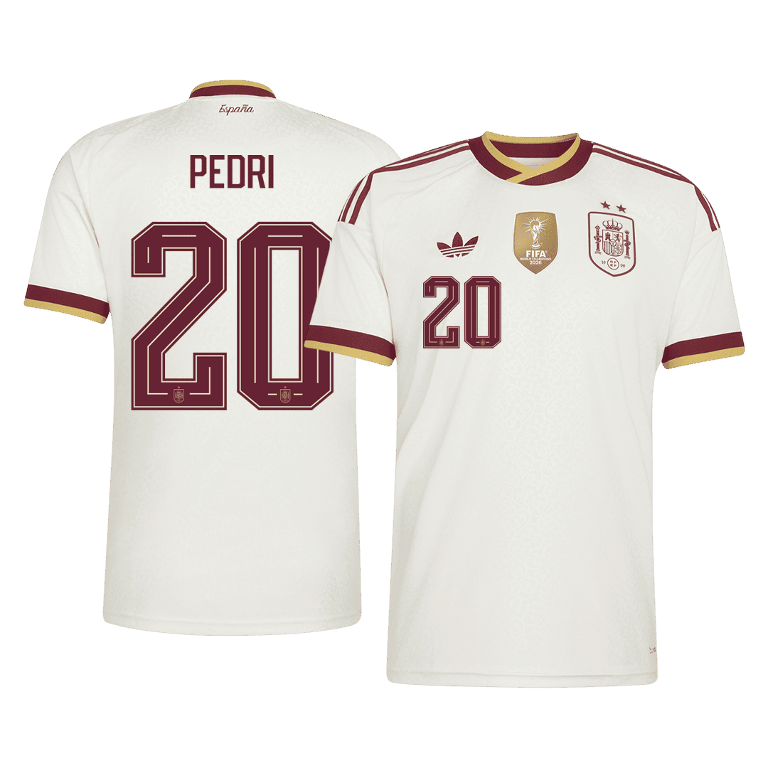 PEDRI #20 Hispaania Võõrsilvorm Särk Champion Edition 2026 - 2 Stars 2026