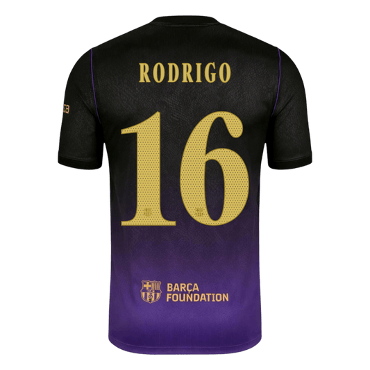 RODRIGO #16 Barcelona Võõrsilvorm Särk 2026/27 - UCL