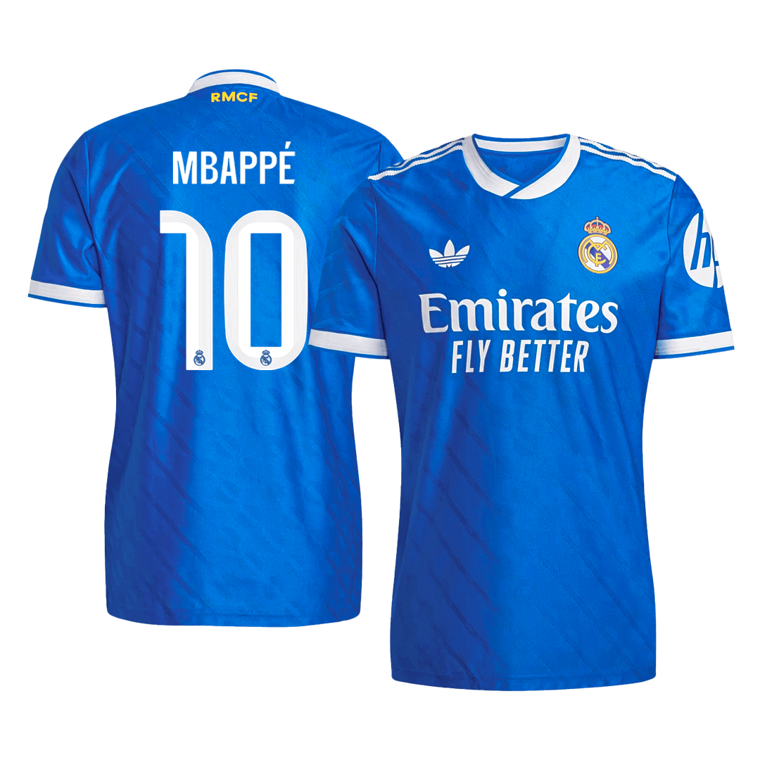 MBAPPÉ #10 Madridi Real Kolmas Särk 2025/26 Autentne