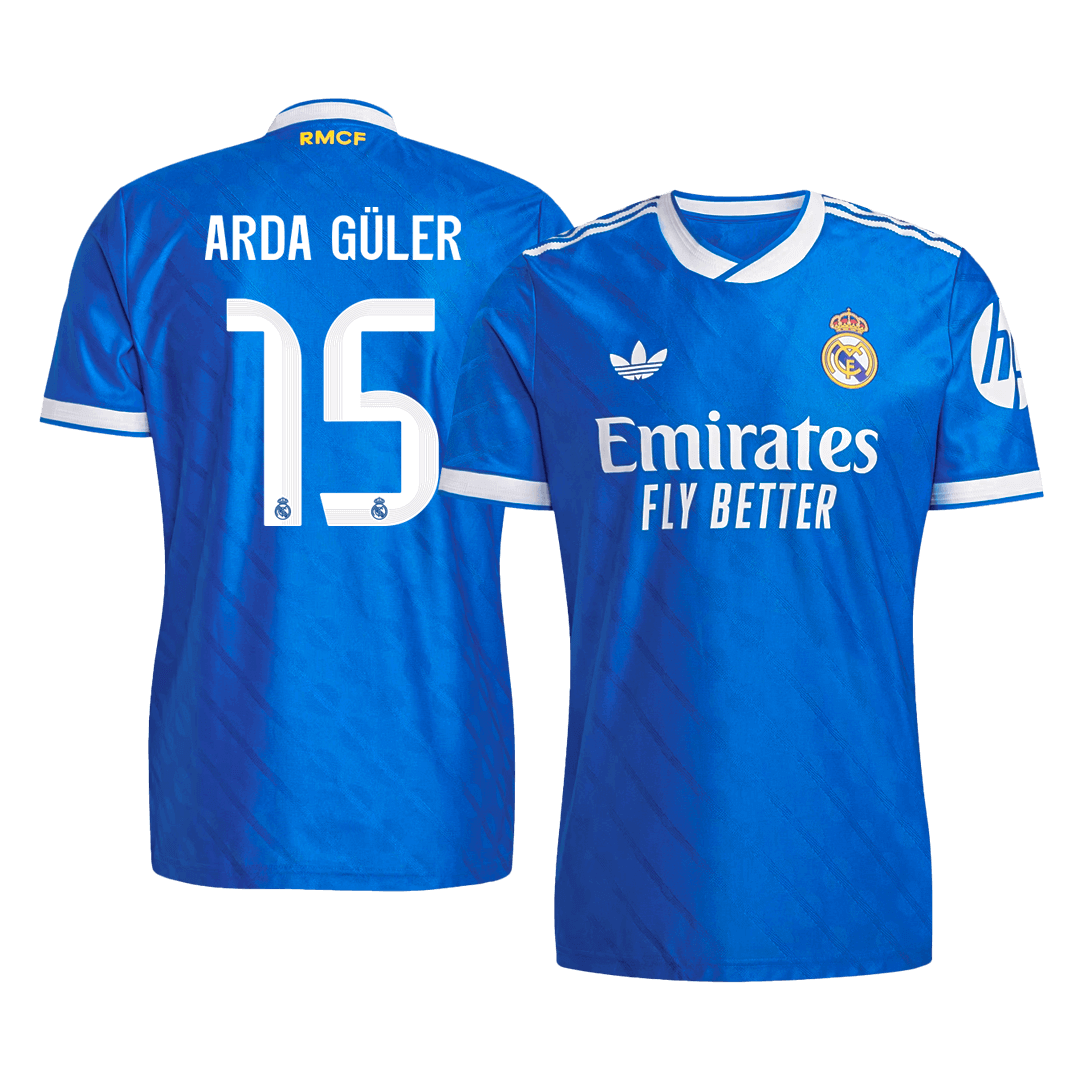 ARDA GÜLER #15 Madridi Real Kolmas Särk 2025/26 Autentne