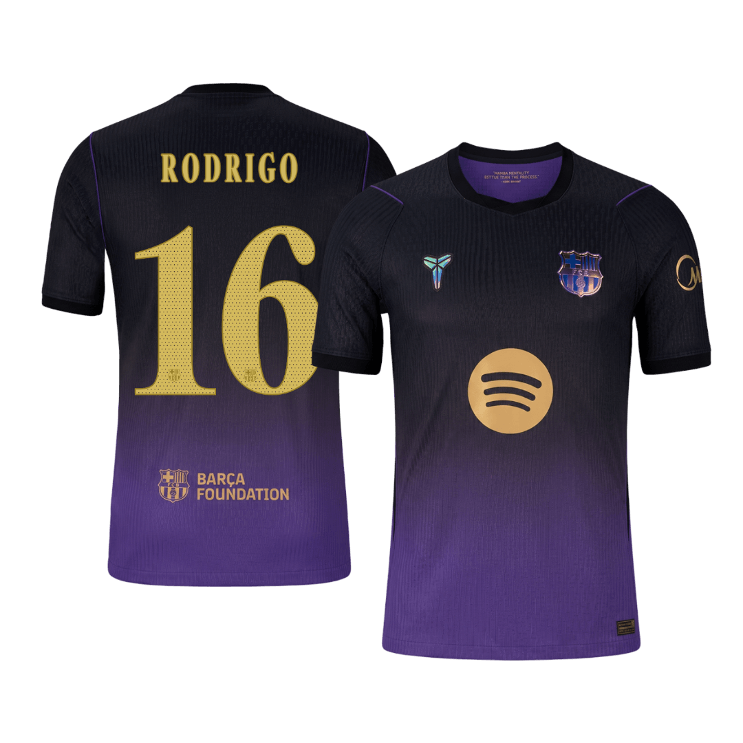 RODRIGO #16 Barcelona Võõrsilvorm Särk 2026/27 Autentne - UCL