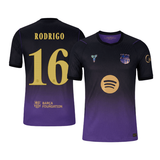 RODRIGO #16 Barcelona Võõrsilvorm Särk 2026/27 Autentne - UCL