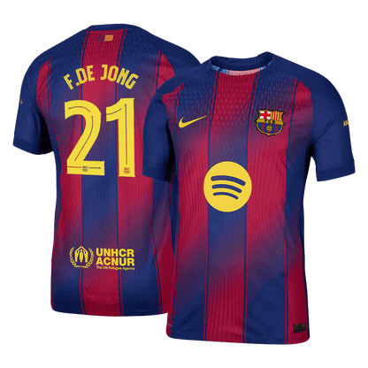 F.DE JONG #21 FC Barcelona Koduvorm Särk 2025/26 Autentne - UCL