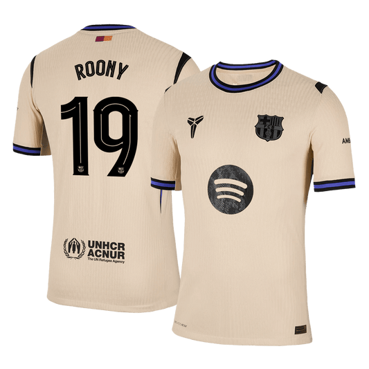 ROONY #19 FC Barcelona Võõrsilvorm Särk 2025/26 Autentne - UCL