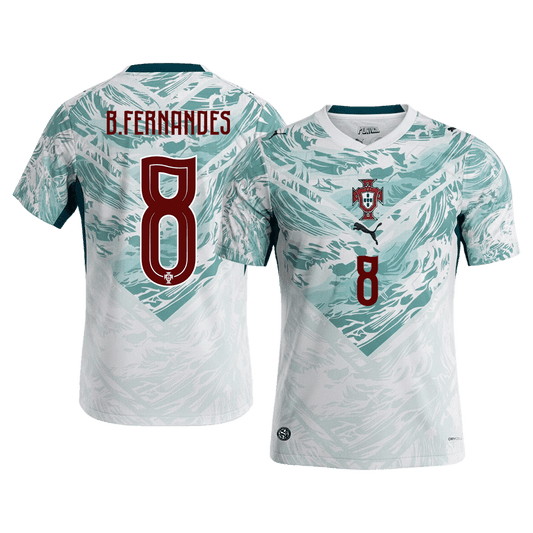 B.FERNANDES #8 Portugal Võõrsilvorm Särk 2026