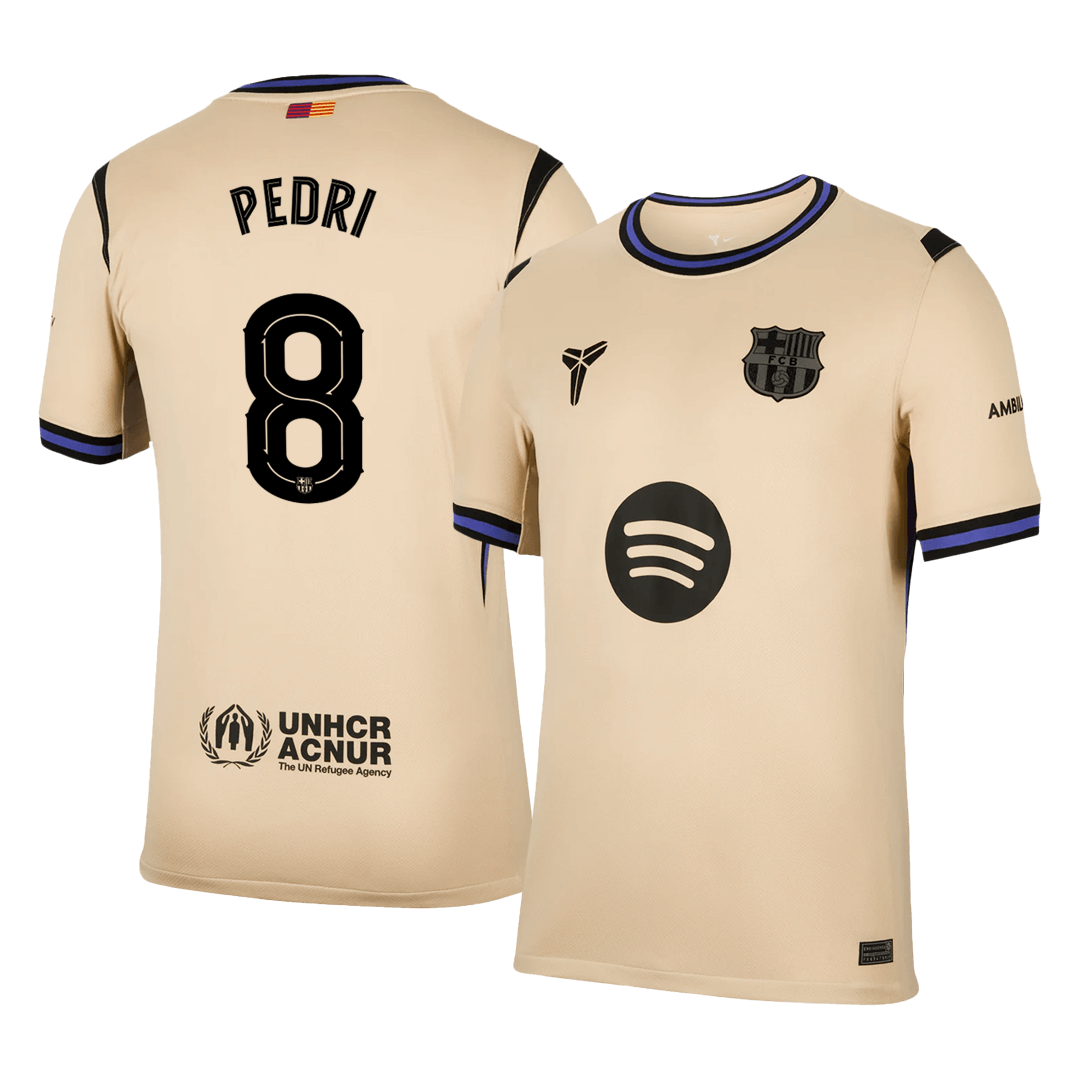 PEDRI #8 FC Barcelona Võõrsilvorm Särk 2025/26 - UCL