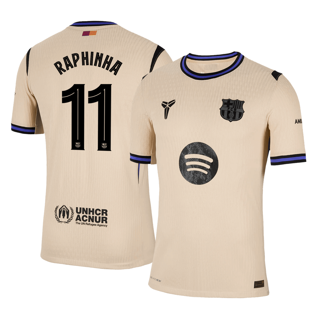 RAPHINHA #11 FC Barcelona Võõrsilvorm Särk 2025/26 Autentne - UCL