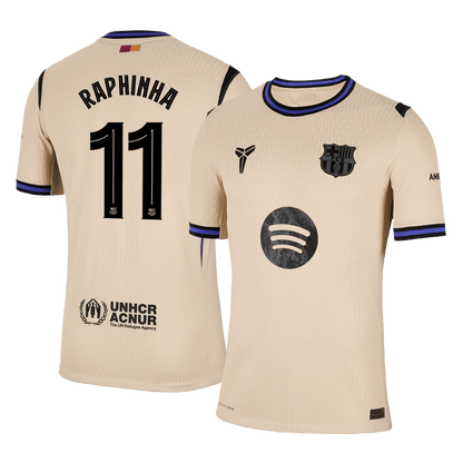 RAPHINHA #11 FC Barcelona Võõrsilvorm Särk 2025/26 Autentne - UCL