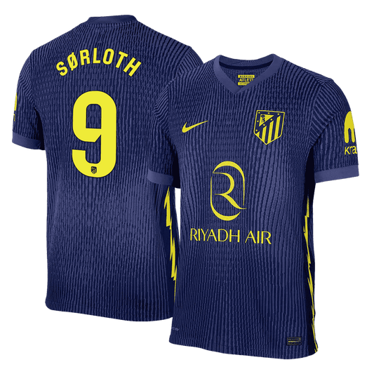 SØRLOTH #9 Madridi Atlético Võõrsilvorm Särk 2025/26 Autentne