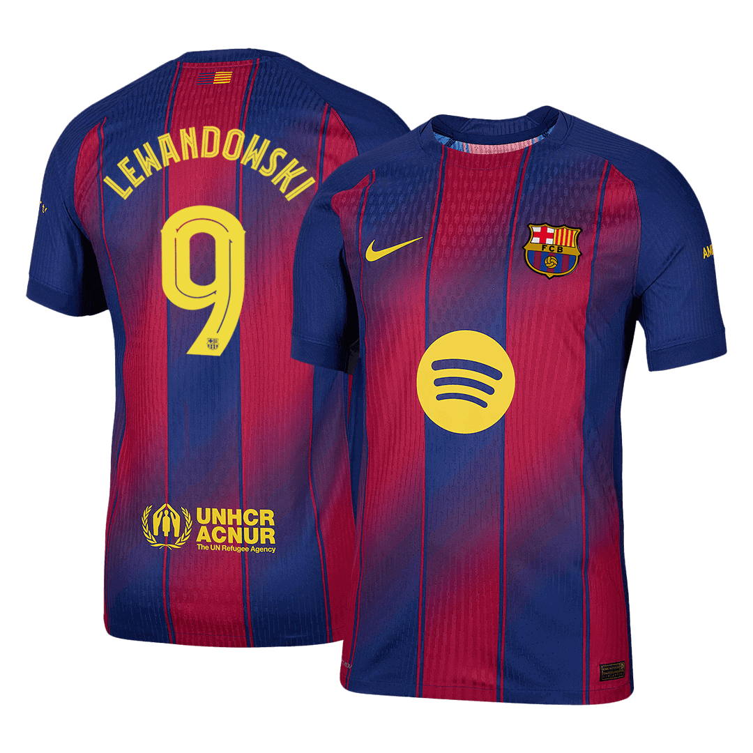 LEWANDOWSKI #9 FC Barcelona Koduvorm Särk 2025/26 Autentne - UCL
