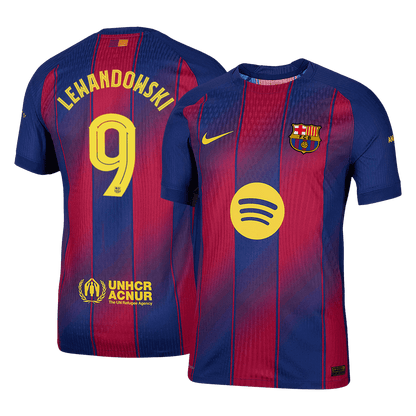 LEWANDOWSKI #9 FC Barcelona Koduvorm Särk 2025/26 Autentne - UCL