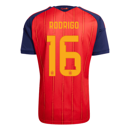 RODRIGO #16 Hispaania Koduvorm Särk Champion Edition 2026 - 2 Stars 2026 Autentne