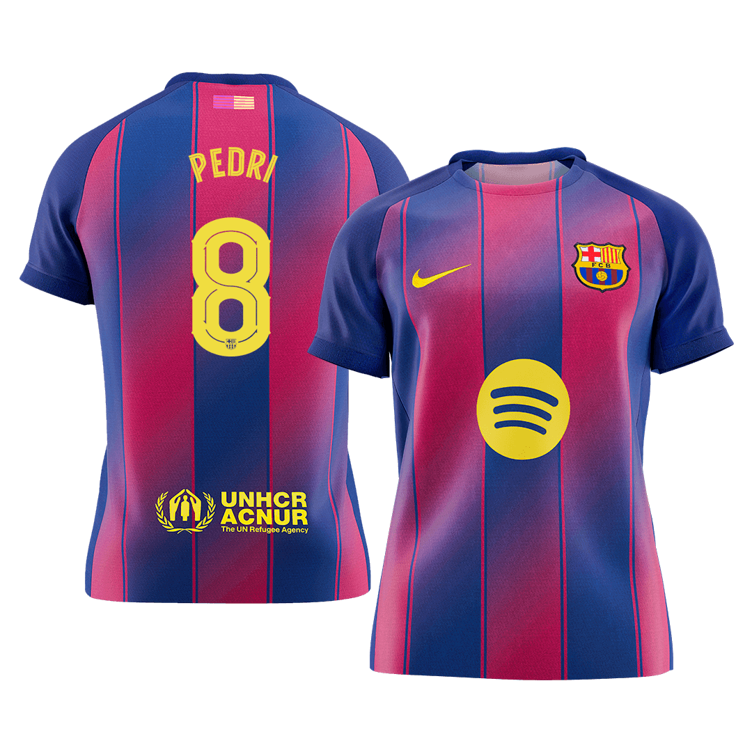 PEDRI #8 FC Barcelona Koduvorm Särk 2025/26 - UCL - Kvaliteetne