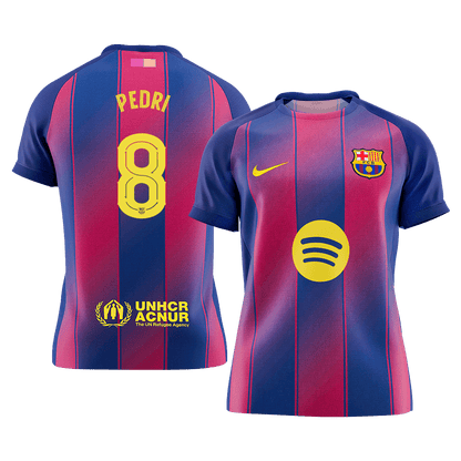 PEDRI #8 FC Barcelona Koduvorm Särk 2025/26 - UCL - Kvaliteetne