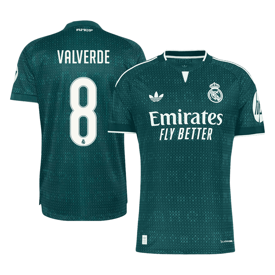 VALVERDE #8 Madridi Real Võõrsilvorm Särk 2026/27 Autentne