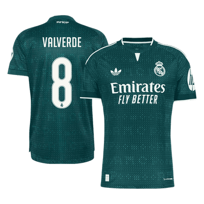 VALVERDE #8 Madridi Real Võõrsilvorm Särk 2026/27 Autentne