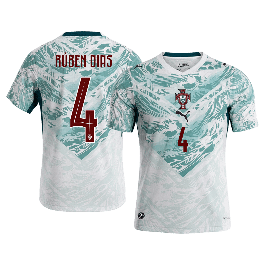 RÚBEN DIAS #4 Portugal Võõrsilvorm Särk 2026