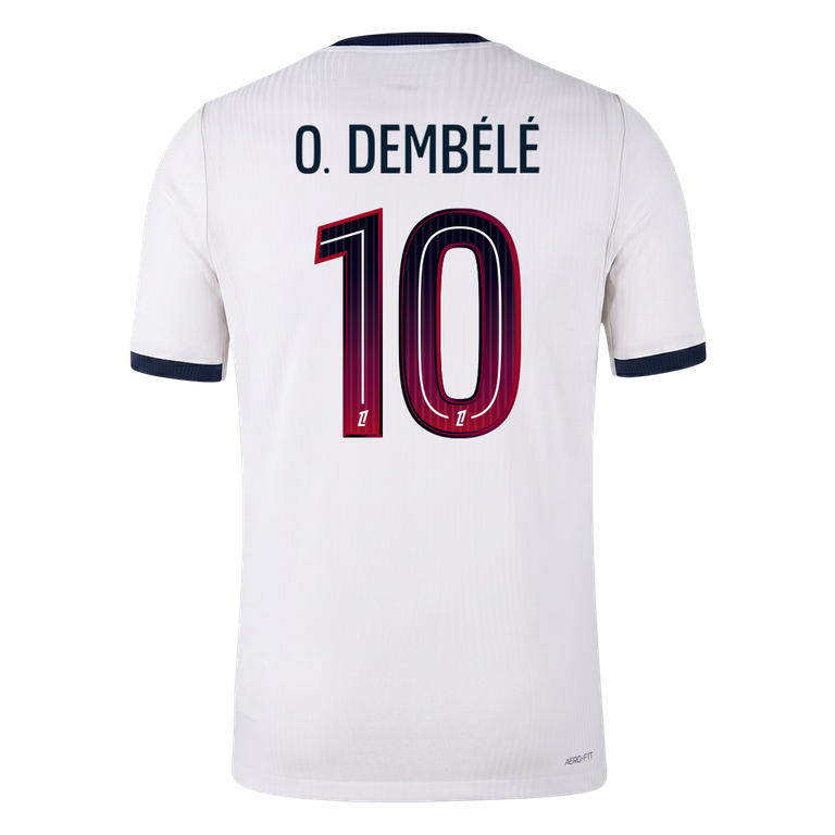 O. DEMBÉLÉ #10 Pariisi Saint-Germain Võõrsilvorm Särk 2026/27 Autentne