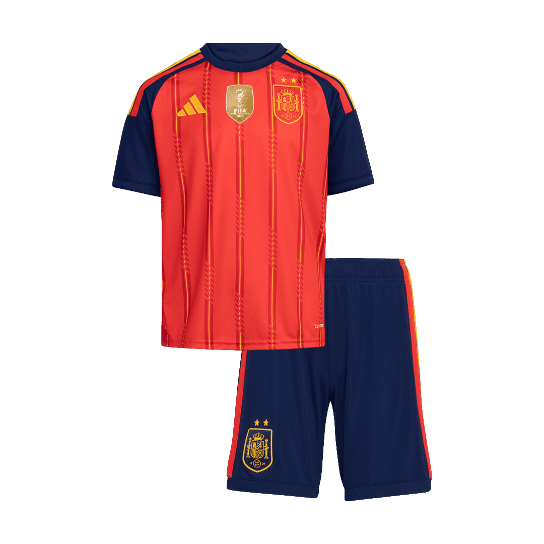 Hispaania Koduvorm Laste Jalgpallikomplekt Champion Edition 2026 - 2 Stars 2026