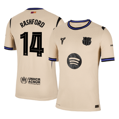 RASHFORD #14 FC Barcelona Võõrsilvorm Särk 2025/26 Autentne - UCL
