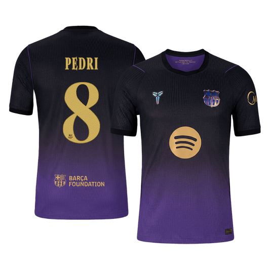 PEDRI #8 Barcelona Võõrsilvorm Särk 2026/27 Autentne - UCL