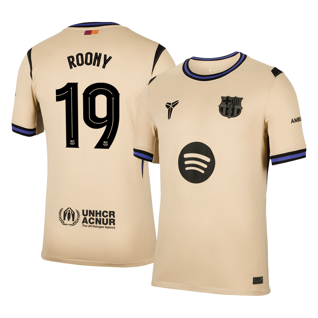 ROONY #19 FC Barcelona Võõrsilvorm Särk 2025/26 - UCL
