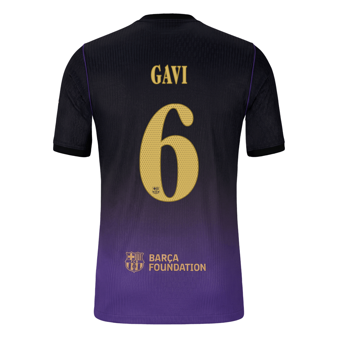 GAVI #6 Barcelona Võõrsilvorm Särk 2026/27 Autentne - UCL
